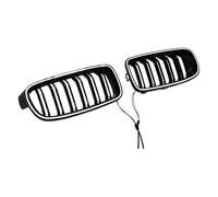 Griglia Anteriore Per BMW Serie 3 F30 F31 320i 330i 335i 2013-2018 Griglia Anteriore Luminosa A LED Griglia Racing Nero Lucido Griglie Renali Anteriori