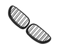Griglia Anteriore Per BMW Serie 5 E60 520i 523i 525i 528i 530i 535i 550i 2003-2009 Griglia Anteriore A Doppio Rene Con Doppie Lamelle Nero Lucido Griglie Renali Anteriori