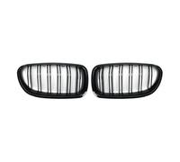 Griglia Anteriore Per BMW Serie 5 F10 F11 F18 2010-2017 Griglia Racing Dual Line Nero Lucido Coppia Front Rene Doppia Lamella Inserti In Maglia Rete Anteriore