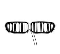 Griglia Anteriore Per BMW Serie 5 F10 F11 F18 2010-2017 Griglie Da Corsa Luminose A LED Con Porta Di Dissipazione Del Calore Anteriore In ABS Griglie Renali Anteriori