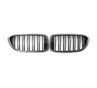 Griglia Anteriore Per BMW Serie 5 G30 G31 G38 530i 540i 2017 2018 2019 2 Pezzi Griglia Anteriore A Doppio Rene In Fibra Di Carbonio ABS Griglie Da Corsa Griglie Renali Anteriori