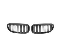 griglia anteriore Per BMW Serie 6 E63 E64 2004-2010 Griglie Per Paraurti Anteriori Per Auto A Doppia Linea Nere(Double-Matte Black)