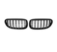 Griglia Anteriore Per BMW Serie 6 M6 E63 E64 630i 650i 645ci 2004-2010 Paraurti Anteriore Griglia A Doppio Rene Nero Lucido Griglia A Doppia Stecca ABS Griglie Renali Anteriori