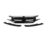 Griglia Anteriore Per Civic 10th 2016 2017 2018 Coupé Berlina Griglia Anteriore Griglie Da Corsa Paraurti Superiore Presa D'aria Cofano Griglia A Maglie Splitter Spoiler Griglie Renali Anteriori