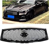 Griglia Anteriore Per Infiniti Q50 Q50S 2014 2015 2016 2017,Griglia Di Ricambio Anteriore Centrale Paraurti Mascherine Protezione Accessori Modificati.