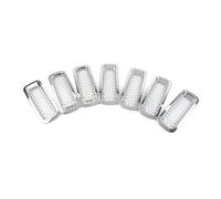 Griglia Anteriore Per Jeep Patriot 2011 2012 2013 2014 2015 2016 2017 Griglia Anteriore In Rete Per Radiatore Auto Nera Lucida/cromata 7 Pezzi Griglia del Radiatore(Chrome)