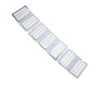 Griglia Anteriore Per Jeep Per Grand Per Cherokee 2014 2015 2016 Griglia Anteriore Inserti Per Griglia In Rete Kit Di Copertura Nero/Sliver Griglia Radiatore(Argento)