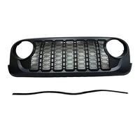 Griglia Anteriore Per Jeep Per Wrangler JK J400 2007 2008 2009 2010 2011 2012 2013 2014 2015 2016 2017 Griglia Anteriore In ABS Nera Griglie Renali Anteriori