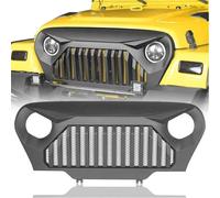 Griglia Anteriore per Jeep Wrangler TJ, Auto Griglie Radiatore Centrale Paraurti Mascherine Protezione Accessori Modificati