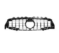 Griglia Anteriore Per Mercedes Per Benz Per CLA-Classe W118 2019-2023 Per CLA200 Per CLA250 CLA35 Corsa Griglia Paraurti Argento Superiore Griglia Radiatore(Argento cromato)