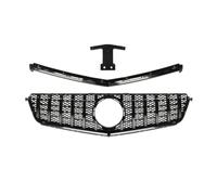 Griglia Anteriore Per Mercedes Per Benz W204 Classe C C63 Per AMG 2012 2013 2014 GT StyleTuning Griglie Paraurti Anteriore Griglia Cofano Griglia Radiatore(Nero)