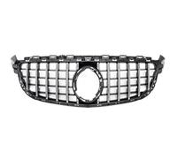 Griglia Anteriore Per Mercedes Per Benz W205 C63 C63S 2015-2021 Griglia Ingresso Anteriore Sportiva Paraurti Radiatore Maglia Cofano Inserti In Maglia Rete Anteriore(Silver3)