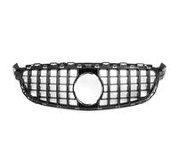Griglia Anteriore Per Mercedes Per Benz W205 C63 C63S 2015-2021 Griglia Ingresso Anteriore Sportiva Paraurti Radiatore Maglia Cofano Inserti In Maglia Rete Anteriore(Black1)