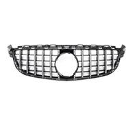 Griglia Anteriore Per Mercedes Per Benz W205 C63 C63S 2015-2021 Griglia Ingresso Anteriore Sportiva Paraurti Radiatore Maglia Cofano Inserti In Maglia Rete Anteriore(Silver4)