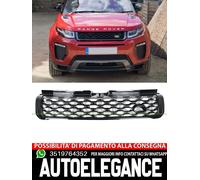 Griglia anteriore Prasco per LAND ROVER RANGE EVOQUE 2015-2018 NERO LUCIDA SVR