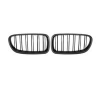 Griglia Anteriore Ricambio Griglia Anteriore A Doppio Rene Per BMW Serie 5 F10 F11 F18 520d 530d 540i 2010 2011 2012 2013 2014 2015 2016 2017 Griglia Griglia Centrale(Matte Black)