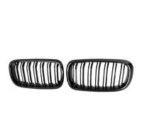 Griglia Anteriore Ricambio Griglia Doppia Linea Paraurti Anteriore 2 Griglie Doppio Rene Per BMW F15 F16 Per X5 Per X6 F85 F86 X5M X6M 2014-2017 51712334708 Griglia Centrale(Gloss Black)