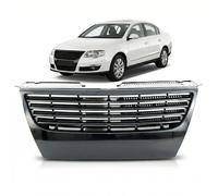 Griglia Anteriore Senza Emblema Nero Streckgitter Per VW Passat B6 3C 2005-2011