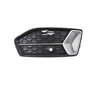 Griglia Anteriore Sinistro fori Sensori Modanatura Argento per A6 2018- Sport