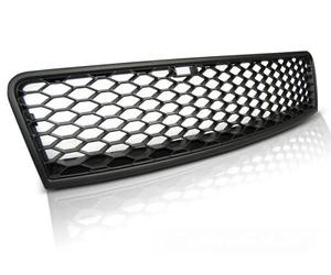 Griglia Anteriore Sportgrill Wabengitter per Audi A6 C5 (4B) 01-05 Nero Opaco
