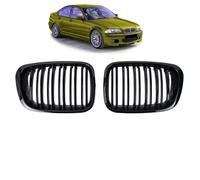 Griglia Anteriore Streckgitter Nera Lucida Per BMW 3er E46 1998-2001