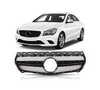 Griglia Anteriore Streckgitter Nera Per Mercedes-Benz CLA C117 2013-2016
