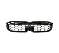 Griglia Anteriore Tuning Auto Per BMW Serie 3 LCI Rene Anteriore Griglia | Ottimizzazione della maglia della griglia della griglia a doppia lamella(Diamond Silvery)