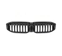 Griglia Anteriore Tuning Auto Per BMW Serie 3 LCI Rene Anteriore Griglia | Ottimizzazione della maglia della griglia della griglia a doppia lamella(1 Slat Glossy Black)