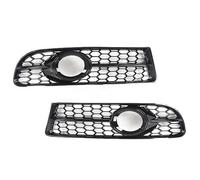 Griglia anteriore universale per auto A4 B7 S4 2005-2008 8E0807681F 1 paio di mascherine per fendinebbia anteriori per copertura nera lucida