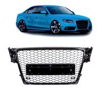 Griglia Anteriore Waben Sport Grill Nero Lucido LLCTOOLS Audi A4 B8 08-12, no RS