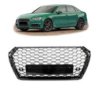 Griglia Anteriore Wabengrill Nero Lucido Per Audi A4 B9 2015-2019 No RS4
