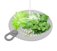 Griglia anti-capelli in silicone, filtro 14,8 x 2,8 cm, protezione flessibile per doccia, balcone, accessorio per lavello, bagno, barriera residua, sensore detriti, uso domestico