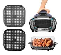 Griglia antiproiezione in silicone riutilizzabile per Ninja CRISPi Friggitrice ad aria FN101EUSG, Air Fryer Accessori per friggitrice ad aria Ninja FN101EU