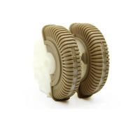 Griglia Aria Anteriore Per BENZ Classe E W211 2003-2008 Bocchetta Aria Condizionata Anteriore Posteriore Ruota Girevole(Beige B 2PCS)