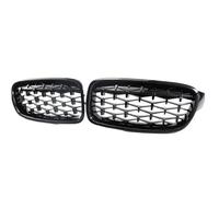 Griglia Auto Griglia Anteriore A Doppio Rene Con Doppio Listello, Per Paraurti Anteriore Diamantato, Per BMW Serie 3 F30 F31 F35 2011-2019 Accessori Per Auto Grill Anteriore(All Black)