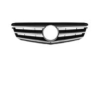 Griglia Auto Griglia Paraurti Per Benz Per C W204 Per C43 2008-2014 C180 C200 C250 C300 Per AMG Per A204 880 0023 Griglia Paraurti Anteriore Cofano(Sport-Chrome Black)