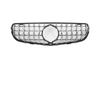 Griglia Auto Griglia Paraurti Per Benz Per GLC Per X253 15-19 GLC250 GLC300 GLC350e Per GTR Stile Cromato Diamanti Griglia Racing Griglie Paraurti Anteriore(GT-Chrome Silver)