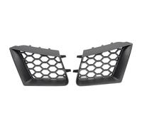 Griglia Auto Ventilazione Griglia Anteriore 2 Pezzi Griglia Superiore paraurti Anteriore Sinistra Destra Nero Opaco di Ricambio Adatta per Seat Ibiza Cordoba 6L 2002-2009