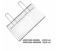 Griglia Barbecue Cromata Estendibile 35 x 47 - 35 x 75 cm by Marel Shop®