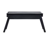 Barbecue pieghevole a carbonella nero VidaXL