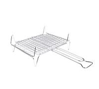 Griglia barbecue, Graticola, Leggera, a conchiglia, acciaio, 22x27