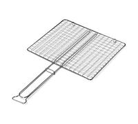 OMPAGRILL GRATICOLA RETE SENZA PIEDI 35x40CM GRIGLIA DOPPIA INCROCIATA BARBECUE