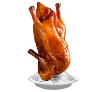 Griglia Barbecue,Rastrelliera per Barbecue Antiscivolo | Supporto per la Grigliata di Pollo | Per Cottura Al Per Picnic Giardino Raduni Campeggio E Feste All'Aperto