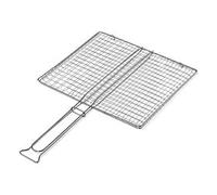 OMPAGRILL GRATICOLA RETE SENZA PIEDI 40x45CM GRIGLIA DOPPIA INCROCIATA BARBECUE