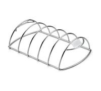 Griglia barbecue Weber Supporto Cottura Costine, modello 6605, Inox lucido, per