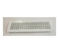 GRIGLIA BOCCHETTA MANDATA ARIA ALLUMINIO REGOLABILE 400 X 100 MM BIANCA RAL 9016