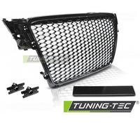 Griglia Calandra Anteriore frontale Tuning A4 B8 08-11 Nero Lucido RS-STYLE