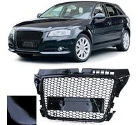 GRIGLIA CALANDRA ANTERIORE NERO PER AUDI A3 8P 08-13 SPORT LOOK