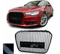GRIGLIA CALANDRA ANTERIORE NERO PER AUDI A6 C7 4G 10-14 SPORT LOOK