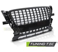 GRIGLIA CALANDRA CENTRALE TUNING PER Q5 2008-09.2012 NERO LUCIDO con portalogo